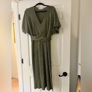 All in Favor Olive Maxi Dress